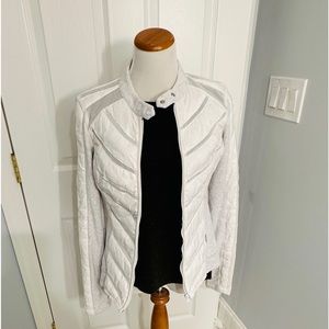 Blanc Noir Moto Jacket sz M in White